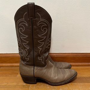 Leather Cowboy Boots